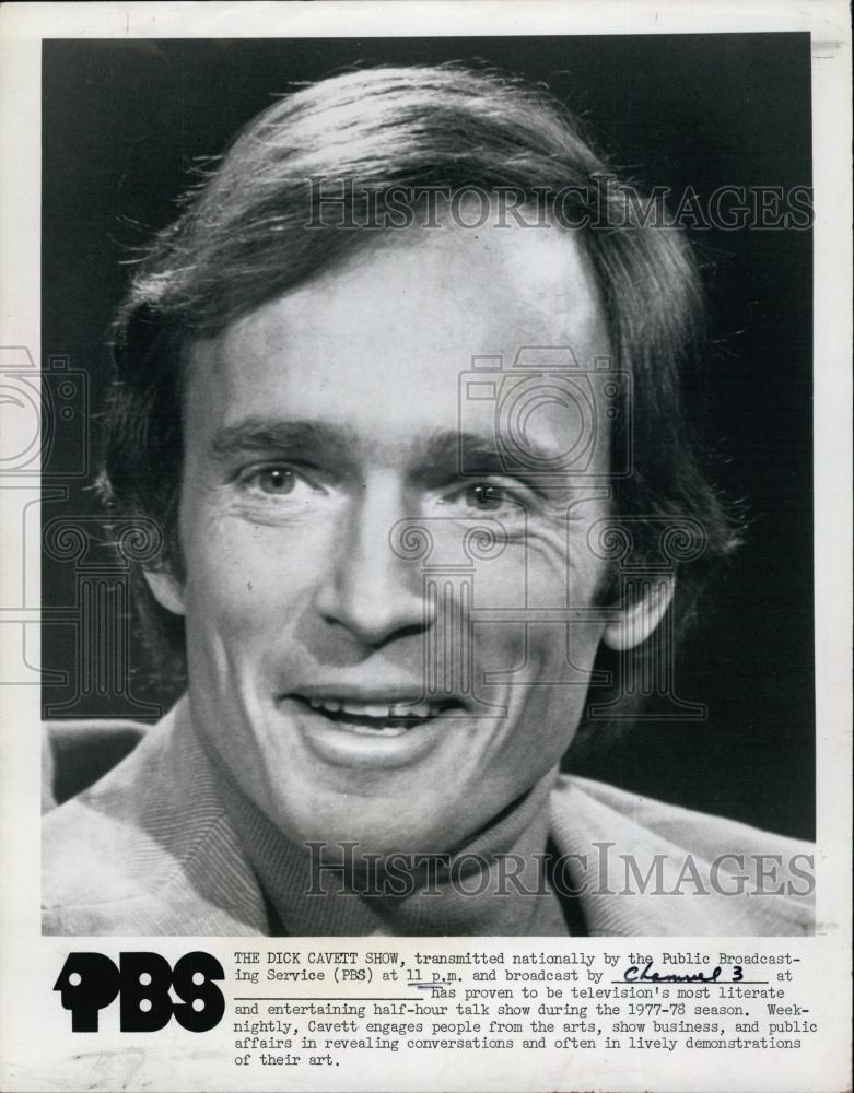 1978 Press Photo &quot;The Dick Cavett Show&quot; Airs On PBS - RSL58887 - Historic Images