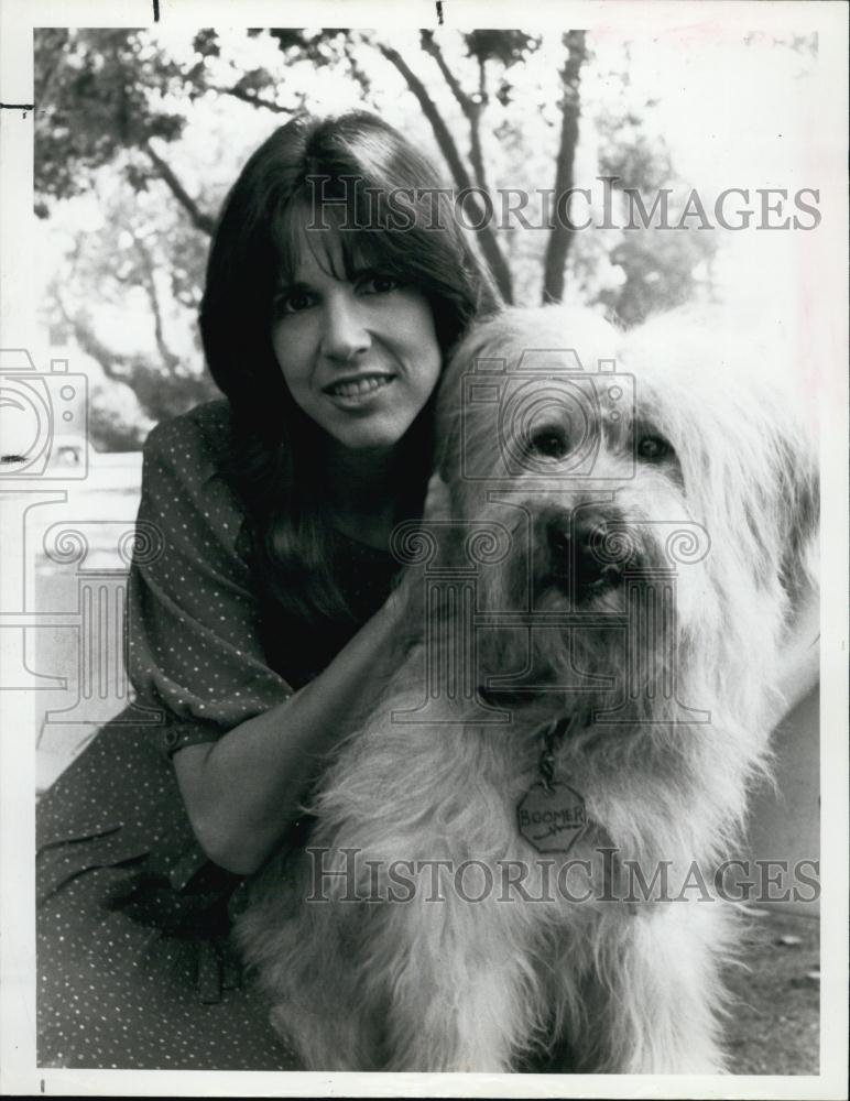 1981 Press Photo Television actress Patti Davis "Boomer and Miss 21st Century" - Historic Images