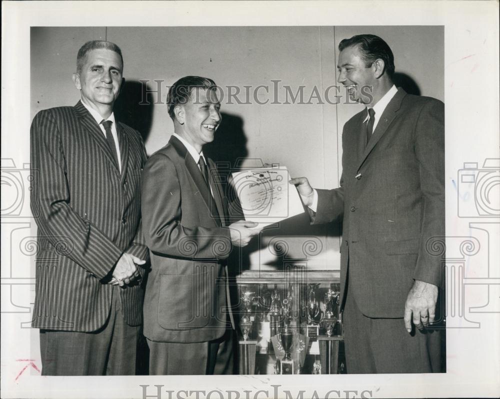 1962 Press Photo Joseph K Turner Jr Coach Brandon Post 7 Rifle Team Clearwater - Historic Images