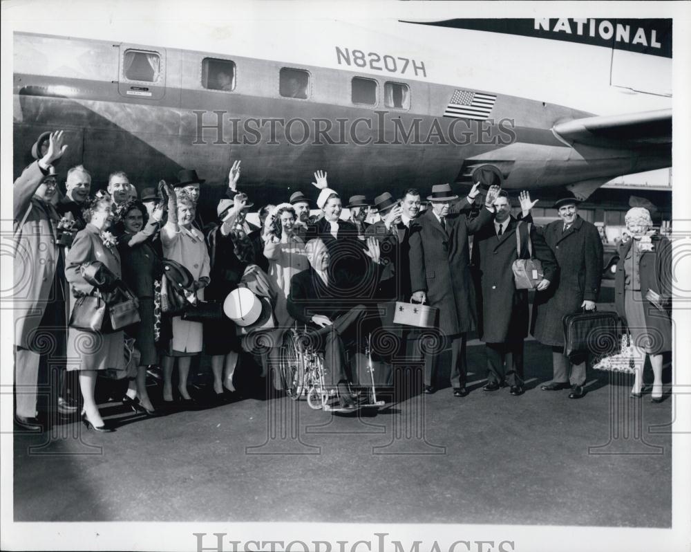 1962 Press Photo Mayor &amp; Mrs John Collins will fly to France - RSL05635 - Historic Images