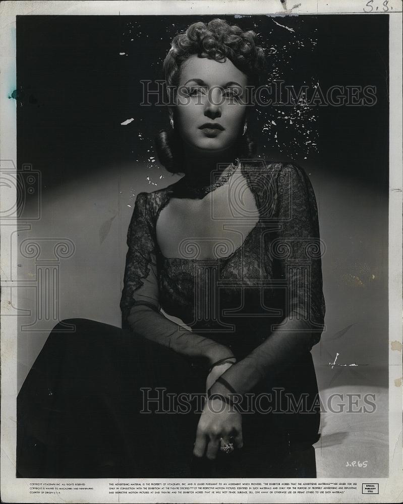 1941 Press Photo Joan Perry for "Strange Alibi" from Warner - RSL81887 - Historic Images