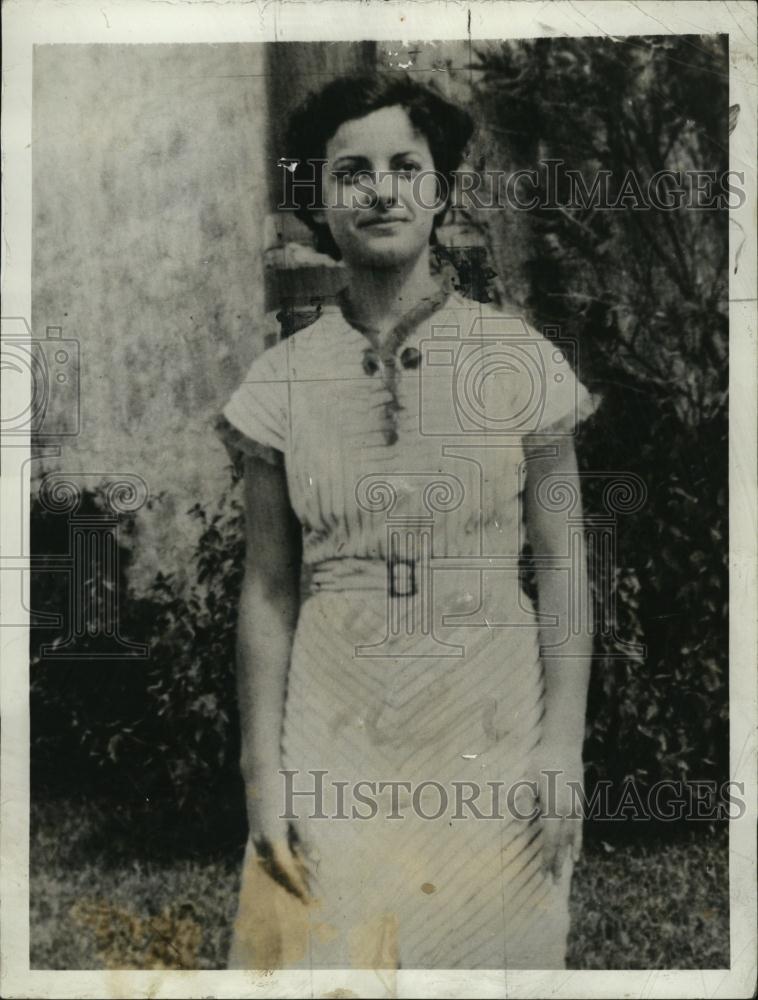 1938 Press Photo Mrs Franklin Pierce to Visit Husband Before His Execution - Historic Images