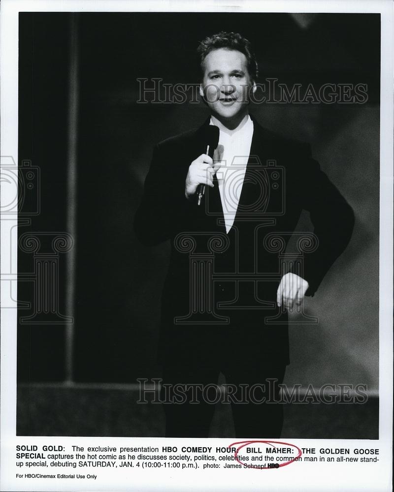 Press Photo Comedy Hour HBO Bill Maher Golden Goose Special - RSL82143 - Historic Images