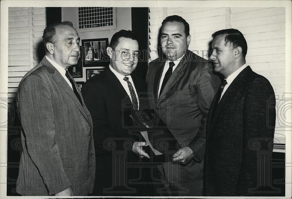 1962 Press Photo Sandy Vespaziani,Wm Villone,Rep J McIntyre,C Collatos - Historic Images