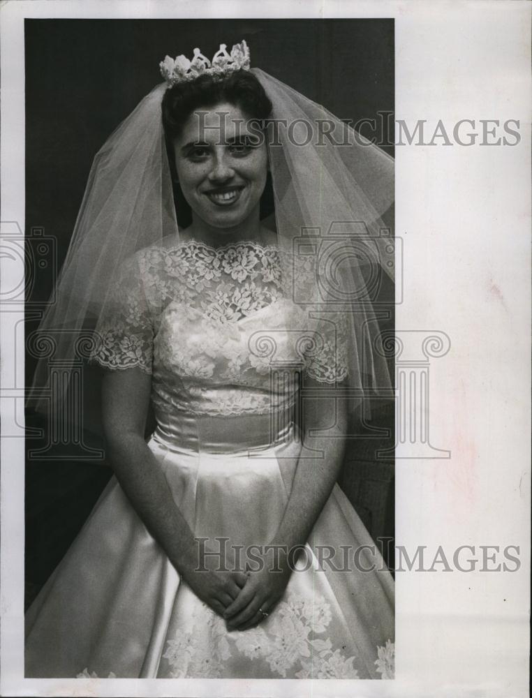 1961 Press Photo Miss Jo Ann Costner, wedding picture - RSL95155 - Historic Images