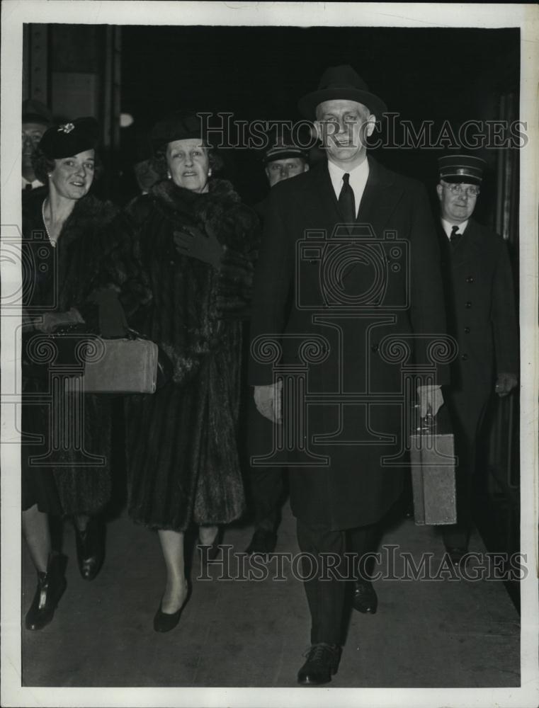 1940 Press Photo Under Secretary of State Sumner Welles &amp; Mrs Welles - RSL43657 - Historic Images