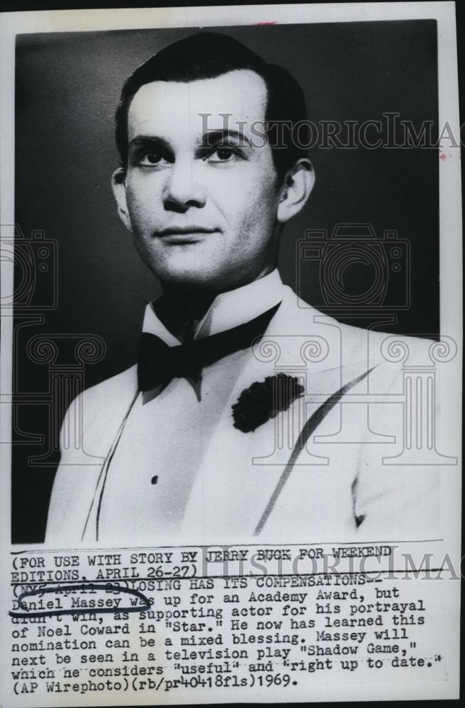 1969 Press Photo Daniel Massey Actor up for Academy Award - RSL79119 - Historic Images