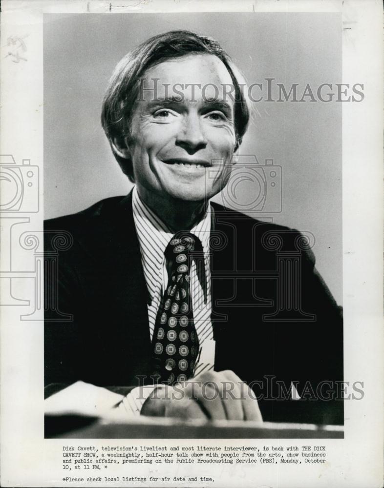 1977 Press Photo &quot;The Dick Cavett Show&quot; - RSL59231 - Historic Images