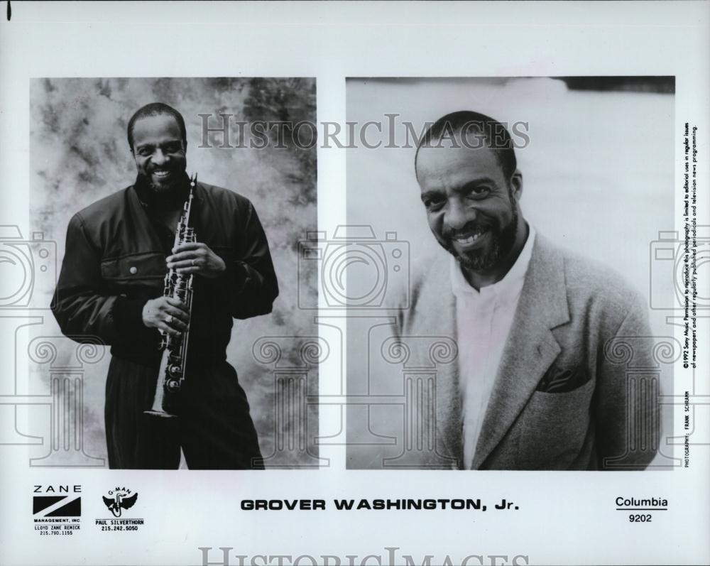 1992 Press Photo Musician Grover Washington Jr - RSL40323 - Historic Images