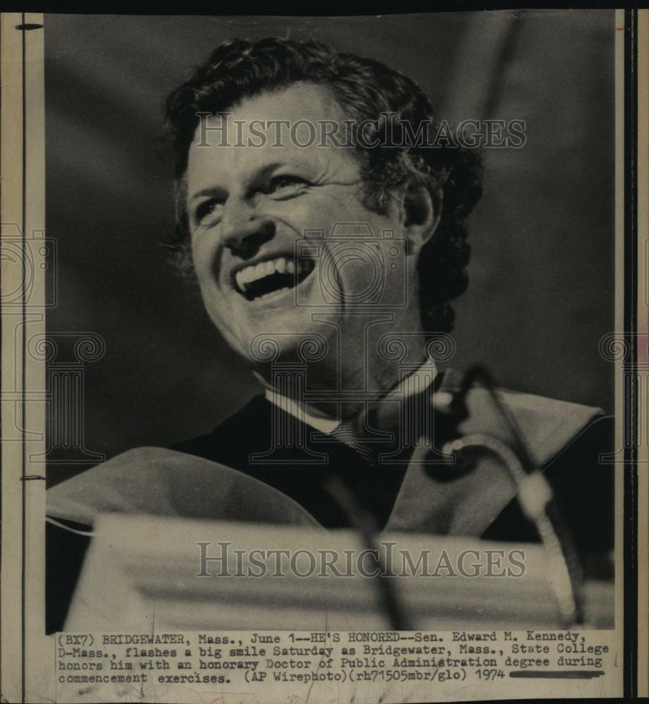 1974 Press Photo Senator Edward M Kennedy - RSL92829 - Historic Images