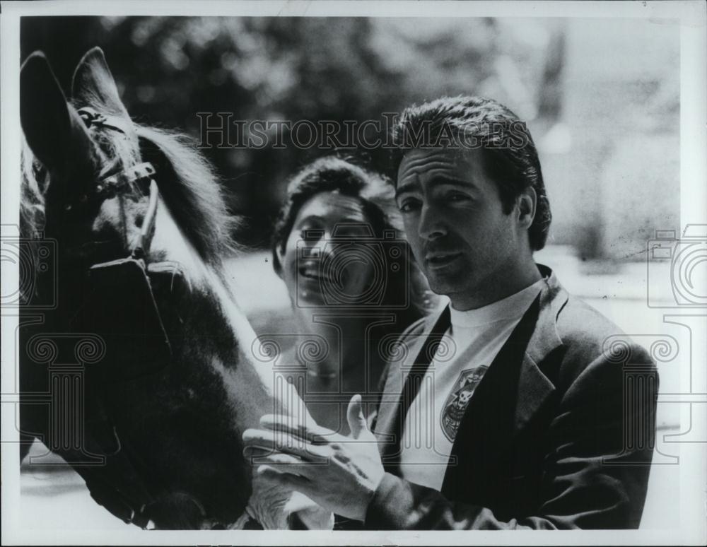 Press Photo Actor Armand Assante In Unknown Film - RSL07443 - Historic Images