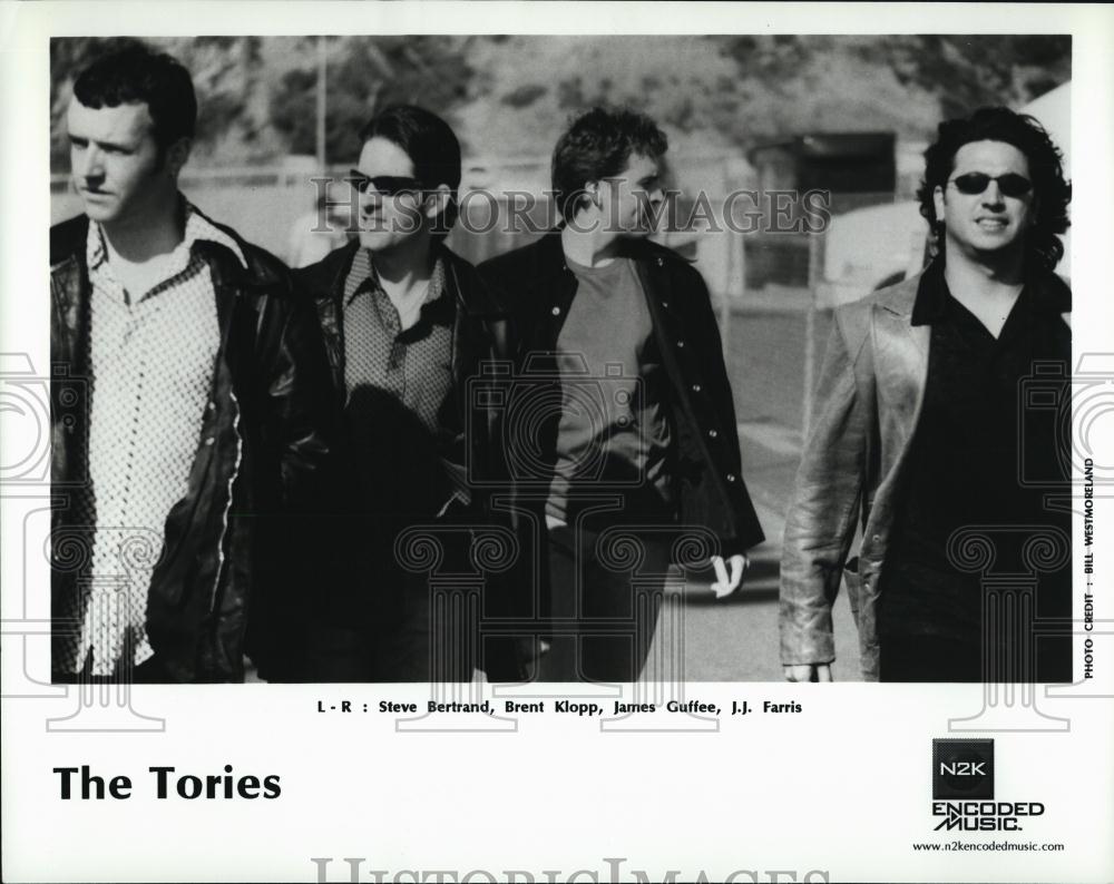 Press Photo The Tories Steve Bertrand, Brent Klopp, James Guffeem JJ Farris - Historic Images