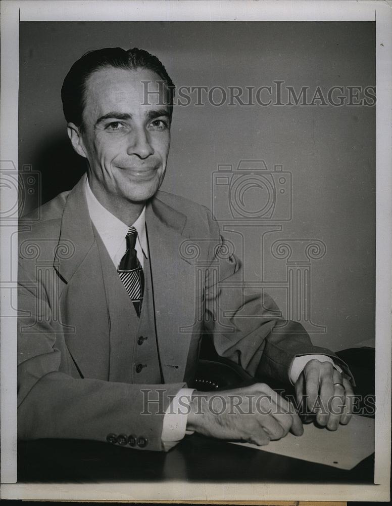 1946 Press Photo Charles RDenny,chief of Federal Communication in 1946 - Historic Images