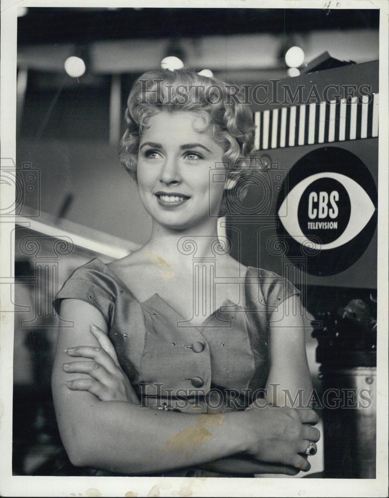 1954 Press Photo Cindy Robbins "The Big Payoff" - RSL02137 - Historic Images