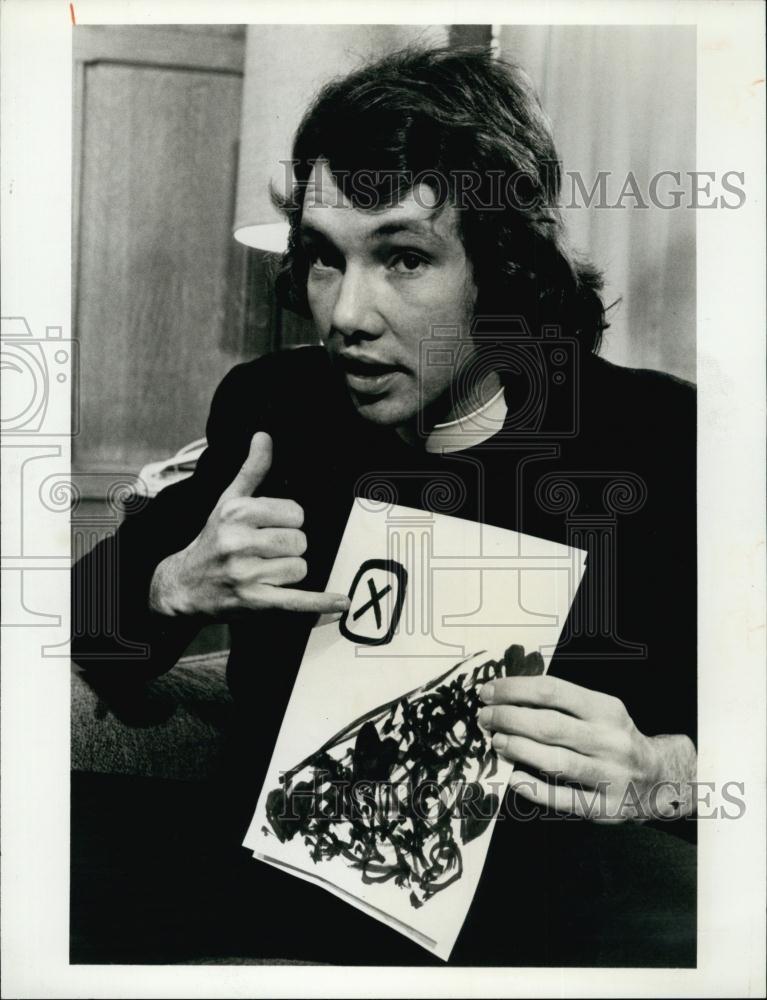 1973 Press Photo J W Canty In &quot;ABC News Closeup On - The Right To Die&quot; - Historic Images