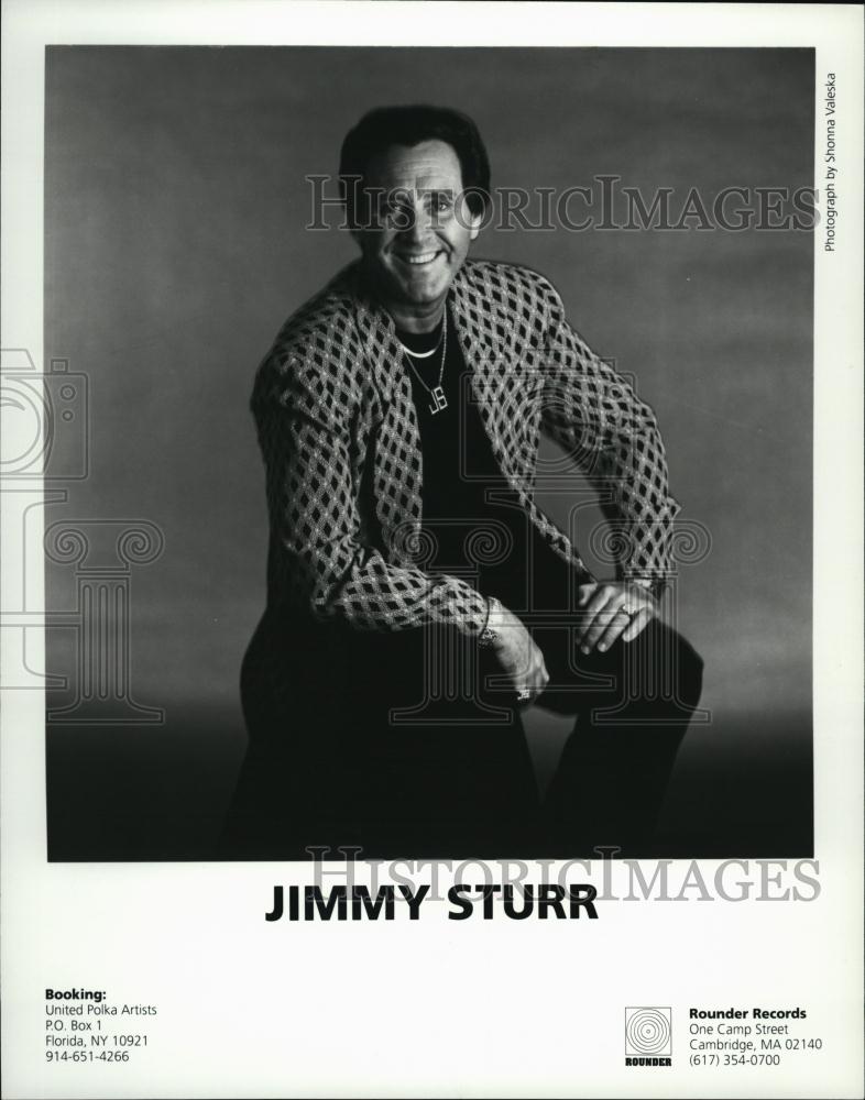 Press Photo Jimmy Sturr polka musician trumpeter/clarinetist saxophonist - Historic Images