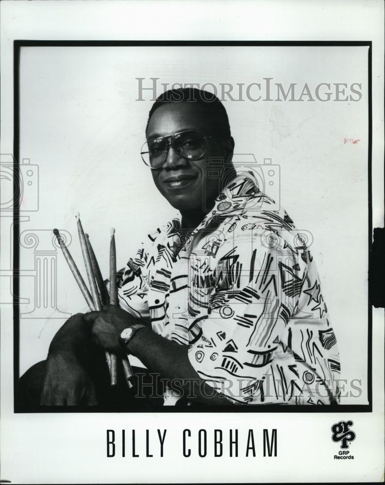 1992 Press Photo Jazz Drummer &amp; Composer Billy Cobham - RSL44431 - Historic Images