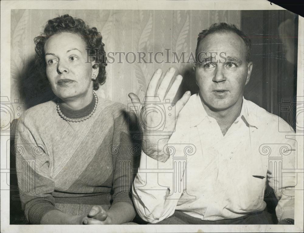 1952 Press Photo Robert Channonhouse Heard Gun Shots Connected to Murder - Historic Images