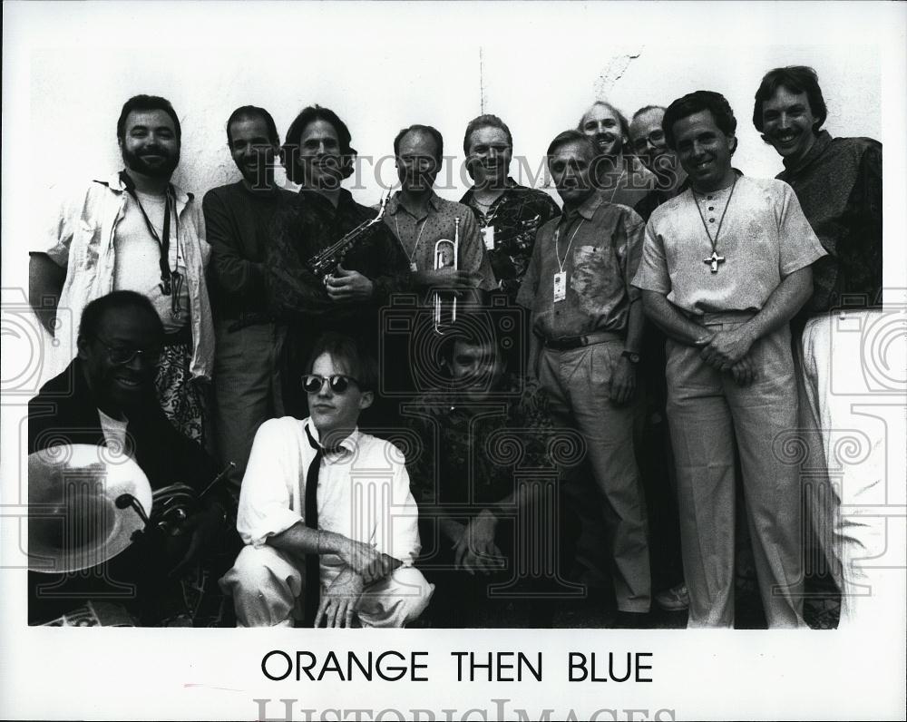 Press Photo members of jazz ensemble Orange Then Blue - RSL85517 - Historic Images