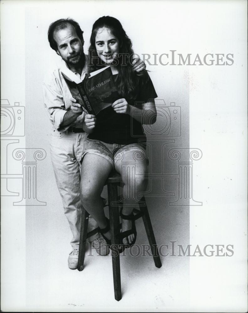 1995 Press Photo Author JP, Smith &amp; his daughter Jan - RSL79735 - Historic Images