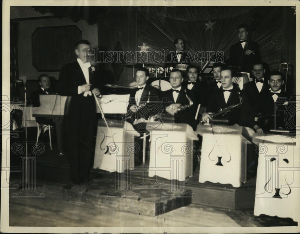 1936 Press Photo Jimmie McHale's Brown Derby Orchestra - RSL06987 - Historic Images