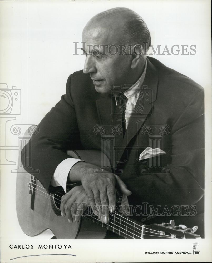 Press Photo Carlos Montoya, Flamenco Guitarist - RSL63915 - Historic Images