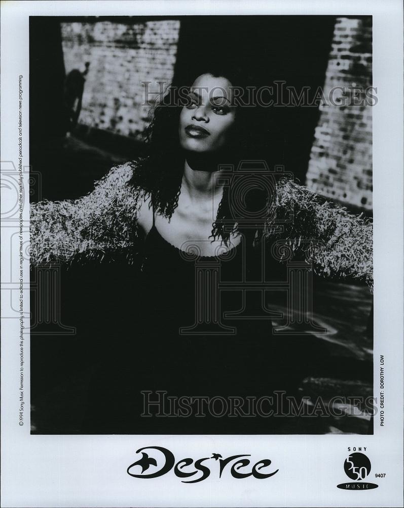 Press Photo Desree, British R&B singer, know for her hits You gotta be - Historic Images