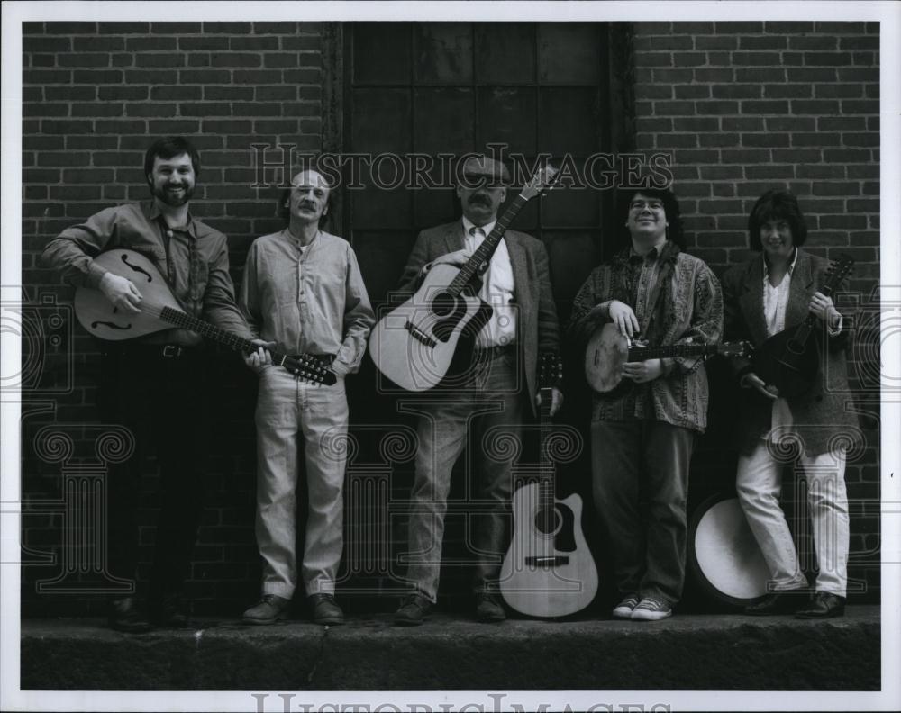 Press Photo &quot;Pendragon&quot; band, B Drounin,P Edmonds,K Lyon,R Gusetti,ML Partington - Historic Images