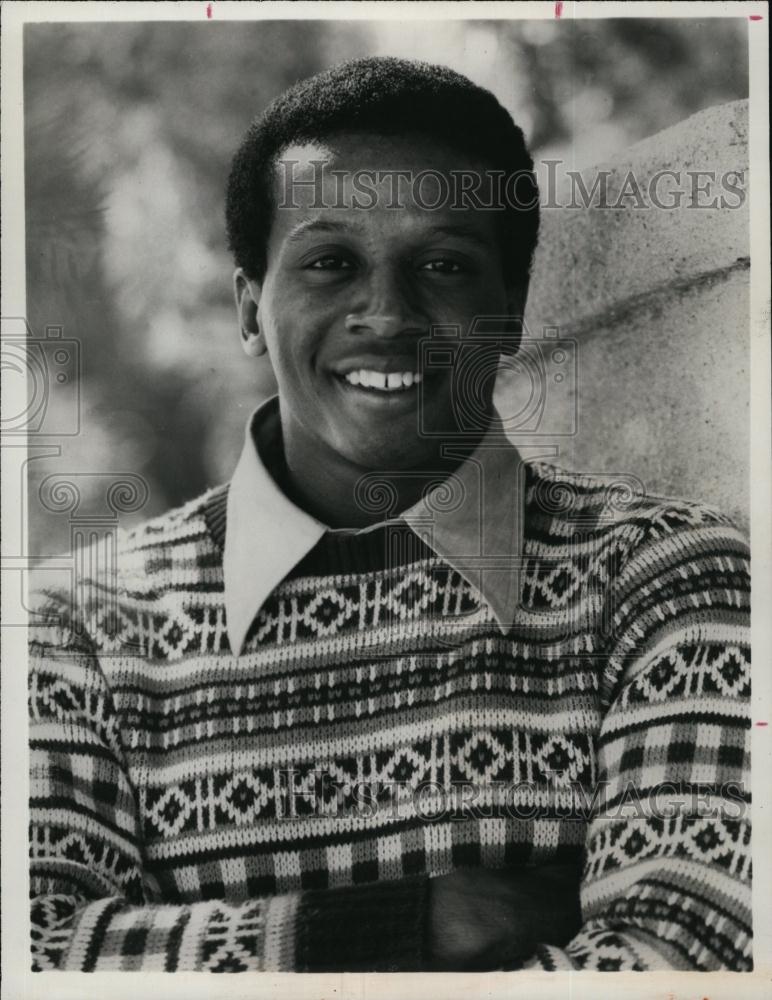 1976 Press Photo Actor Damon Evans for "The Jeffersons" - RSL94359 - Historic Images