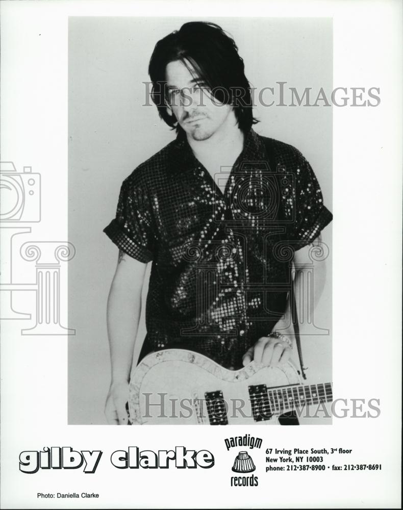 Press Photo Popular Musician Gilby Clarke - RSL44923 - Historic Images
