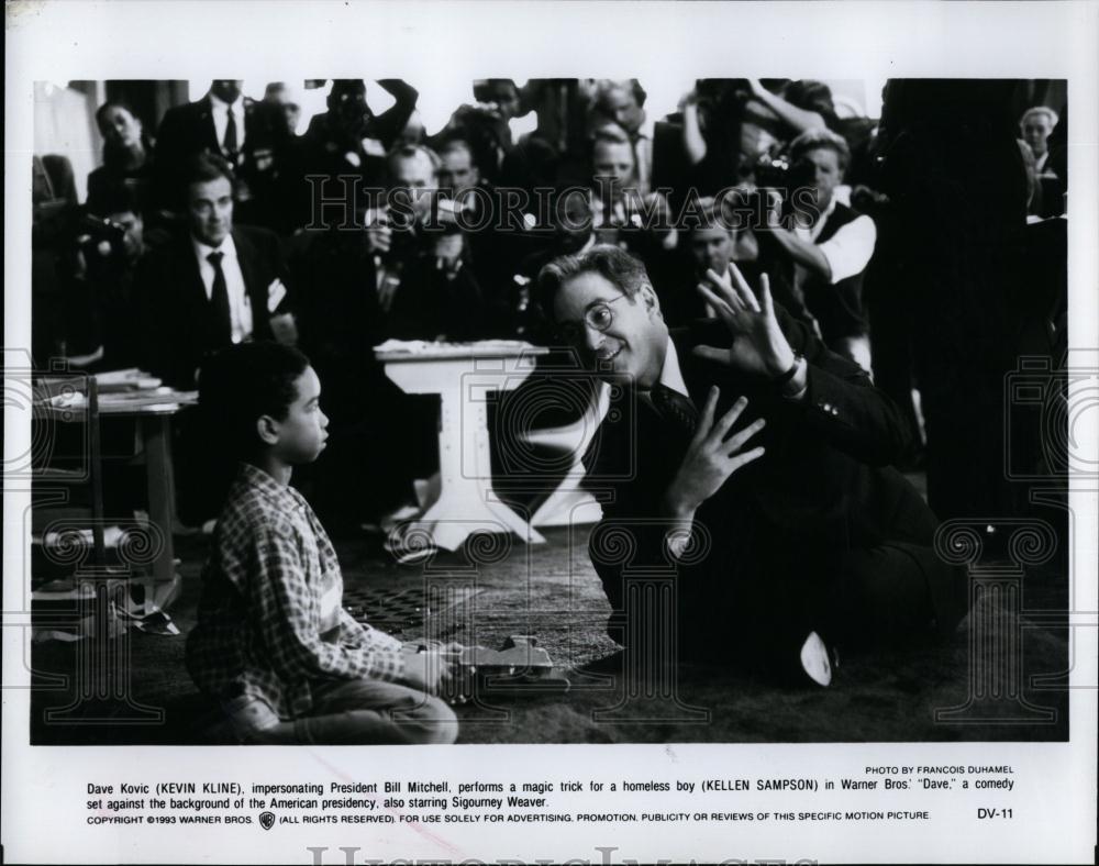 1993 Press Photo Kevin Kline, Kellen Sampson, "Dave" - RSL84883 - Historic Images