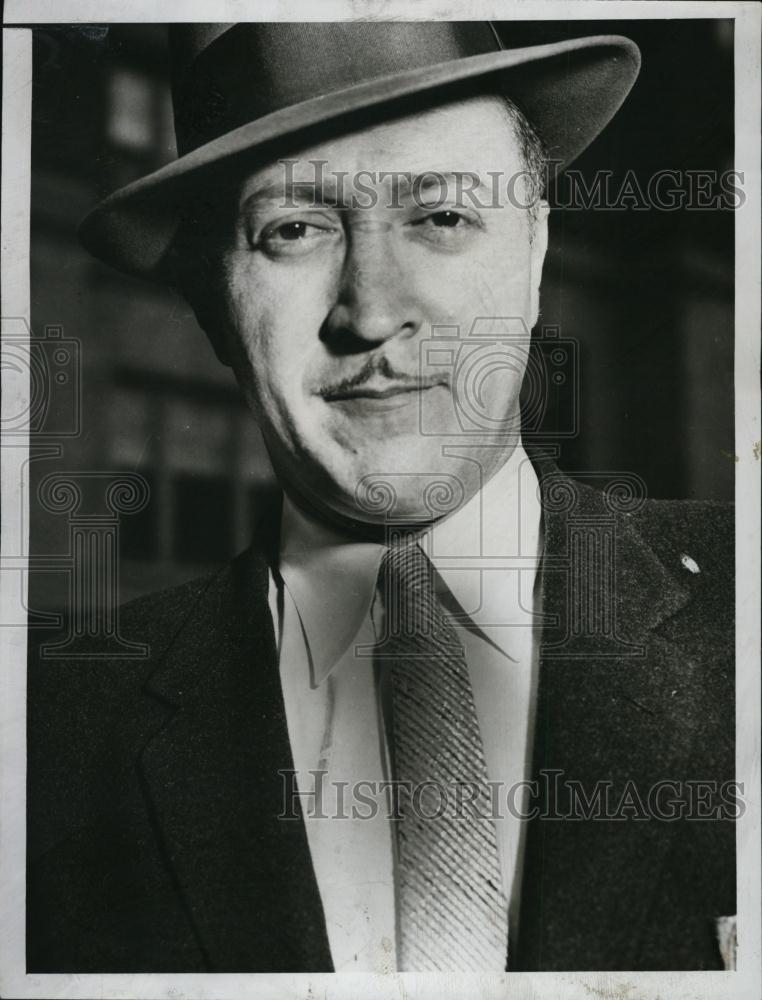 1956 Press Photo Lincoln Zonn Lie Detector Expert Clark Murder Trial - RSL40821 - Historic Images