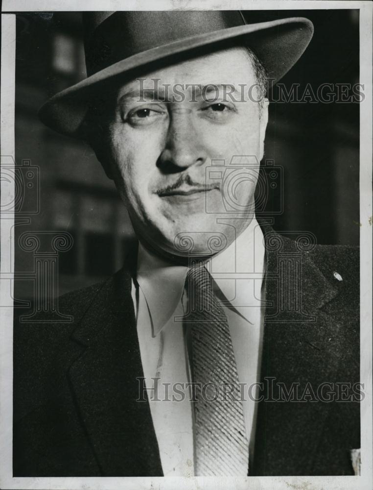 1956 Press Photo Lincoln Zonn Lie Detector Expert Clark Murder Trial - RSL40821 - Historic Images