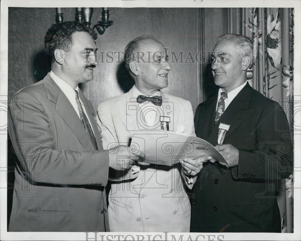 1951 Press Photo Judge Ubaldo Marino, Judge Anthony Centracchic, Judge Felix - Historic Images