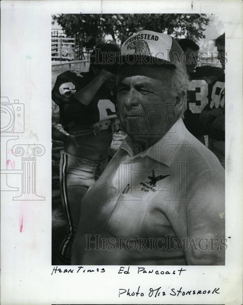 Press Photo Ed Pancoast, Springstead High Booster Club - RSL94619 - Historic Images