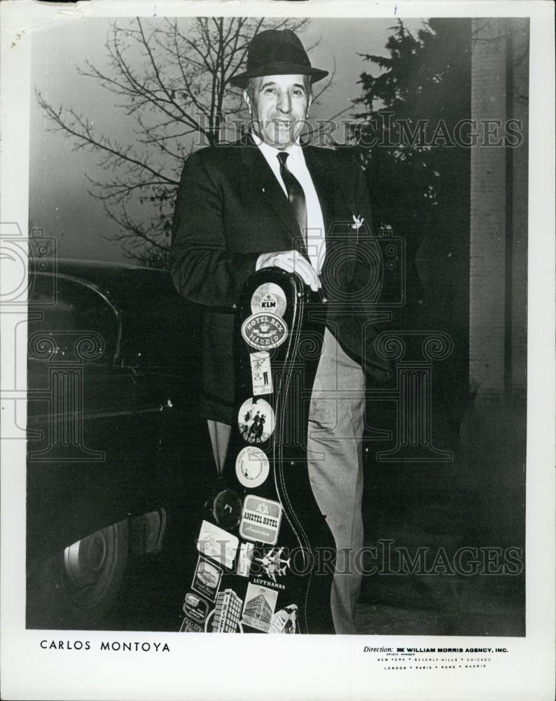 Press Photo Guitarist Carlos Montoya - RSL63897 - Historic Images