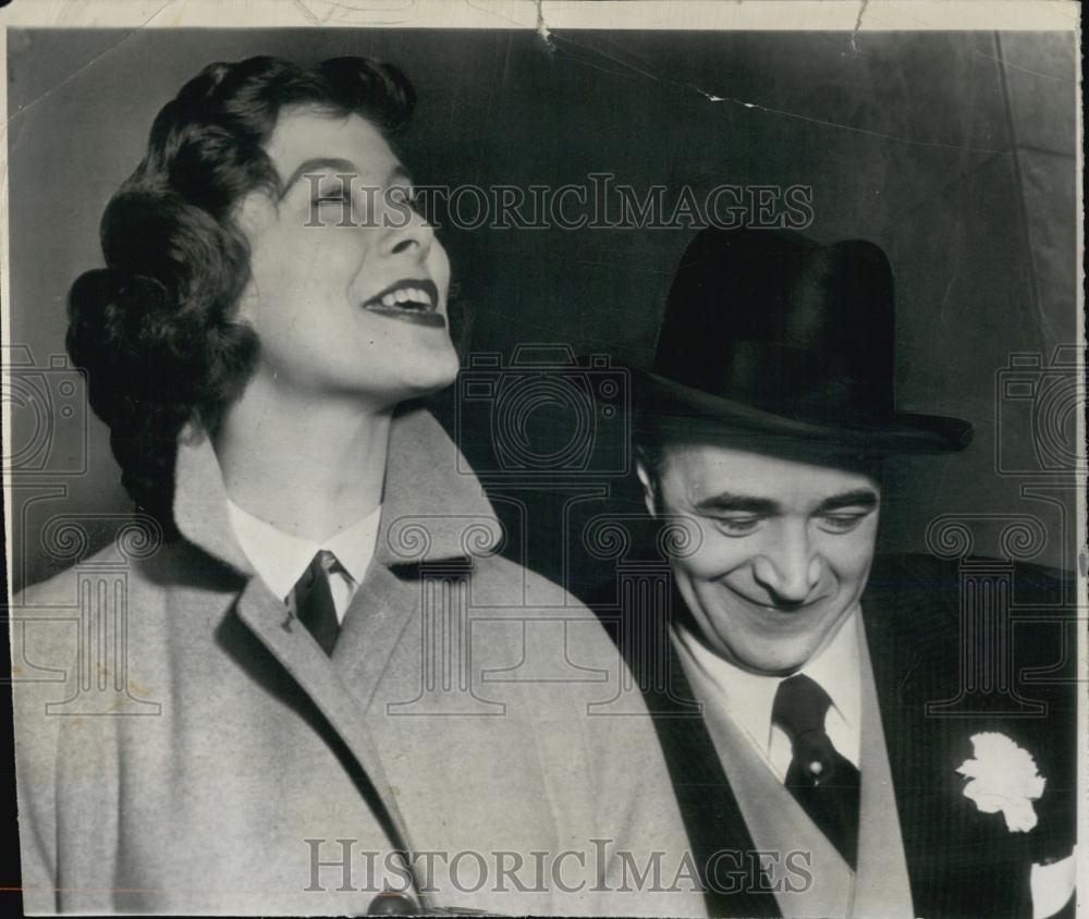 1953 Press Photo Suicide Patricia Ward Attorney Roland Sala Cafes Society Trial - Historic Images