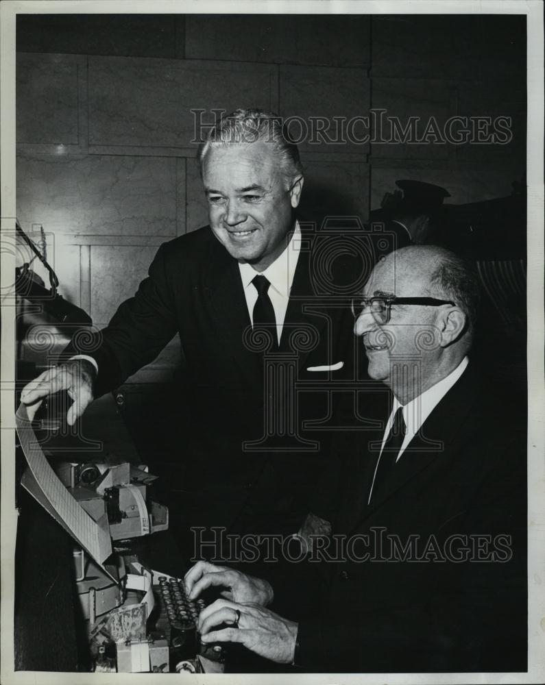 1961 Press Photo ET McCormick American Stock Exchange - RSL45491 - Historic Images