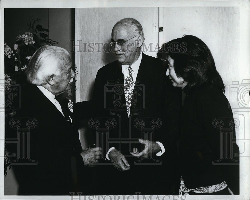 Press Photo Conductor Seihi Ozawa Boston Symphony Orchestra - RSL89959 - Historic Images