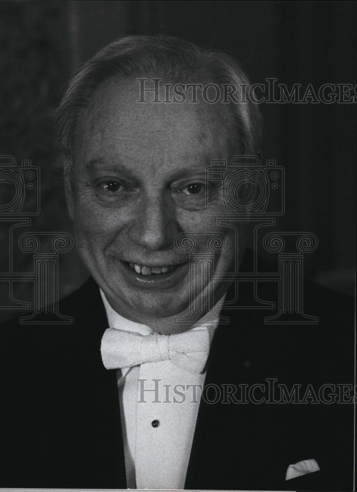 1987 Press Photo Isaac Stern world-renowned violinist Musician - RSL80255 - Historic Images