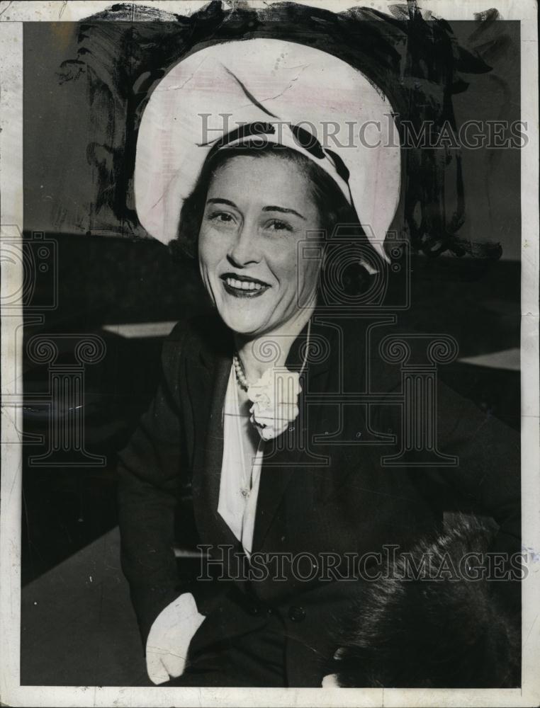 1938 Press Photo Mrs Eula Mitchell Rich Divorces Freddie Rich, Orchestra Leader - Historic Images