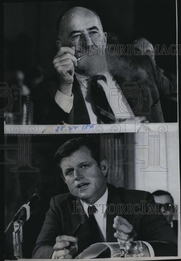 1969 Press Photo Attorney General John N Mitchell & Senate Committee - Historic Images