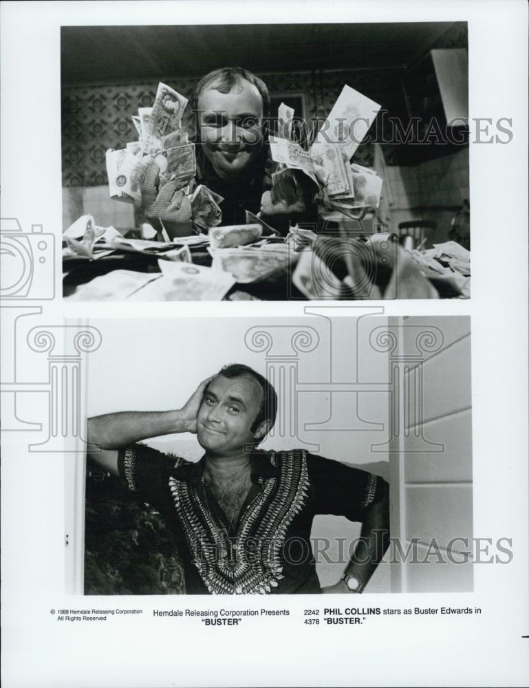 1988 Press Photo Actor/Musician Phil Collins In &#39;Buster&quot; - RSL02743 - Historic Images