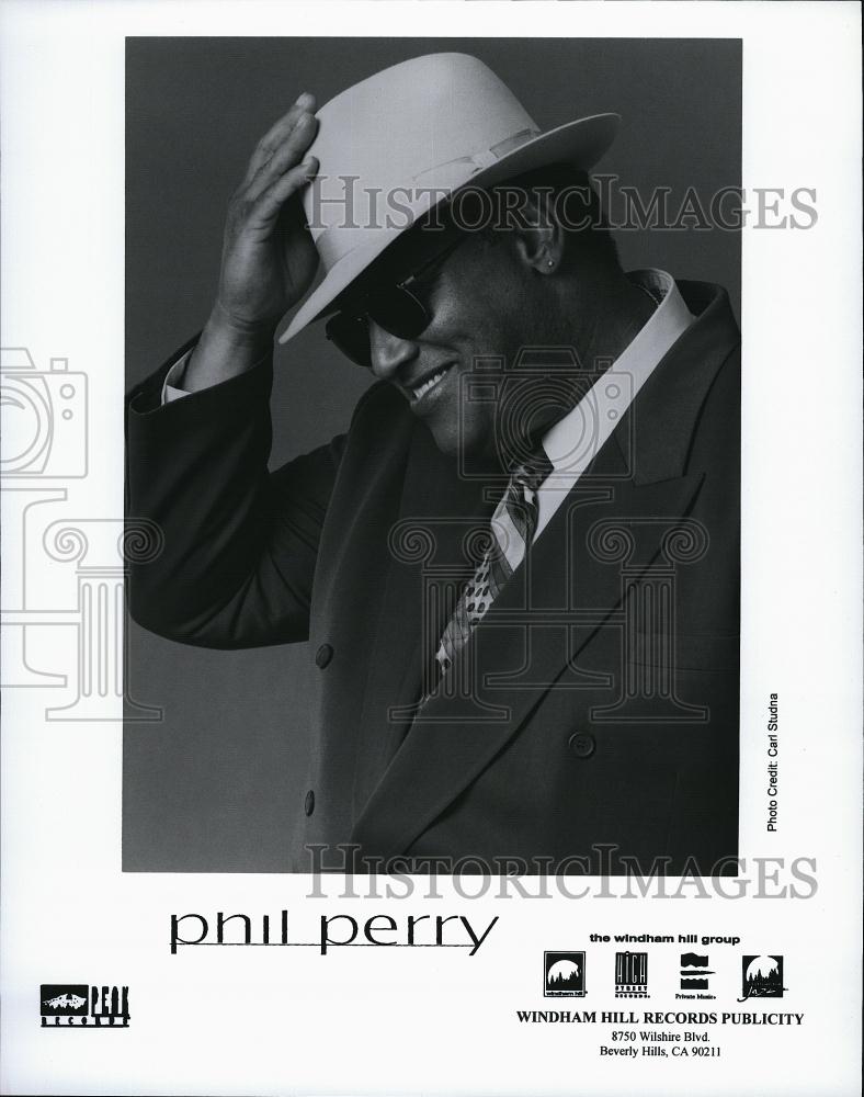 Press Photo Phil Perry American R&B singer, member of The Montclairs - Historic Images
