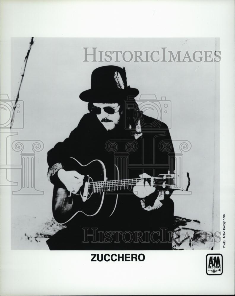 Press Photo Zucchero Musician Recording Artist - RSL40651 - Historic Images
