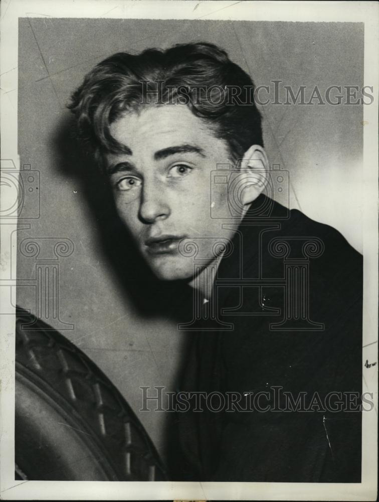 1938 Press Photo Donald Carroll Jr Held In Sweetheart Slaying - RSL42703 - Historic Images