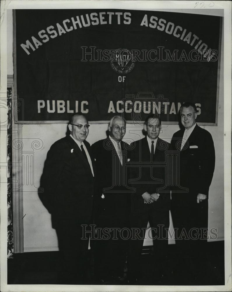 1961 Press Photo Martin Kaufman, D Magruder, Rocco J Antonelli, R Jennis - Historic Images