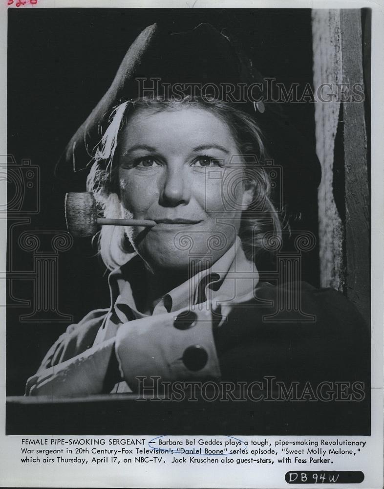 1969 Press Photo Actress Barbara Bel Geddes in &quot;Daniel Boone&quot; - RSL41599 - Historic Images