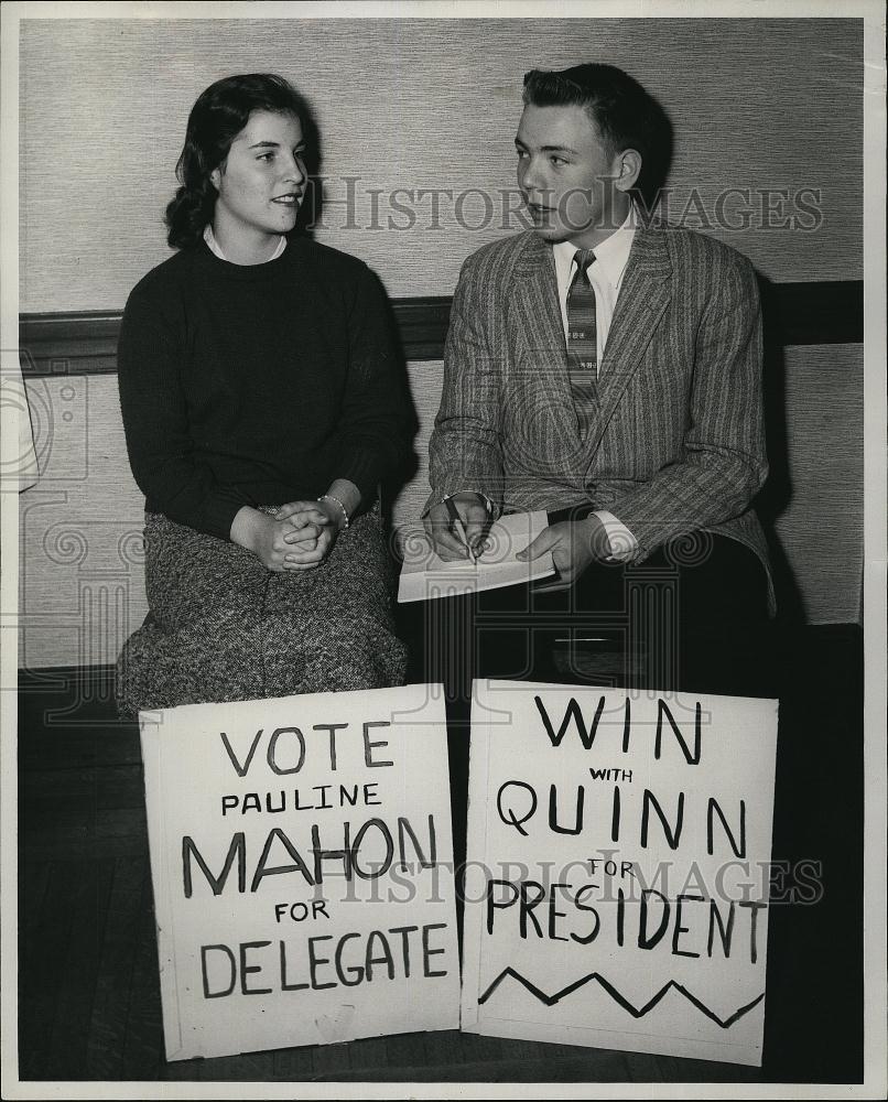 1958 Press Photo Annual Deanery Election at East Jr High School - RSL82161 - Historic Images