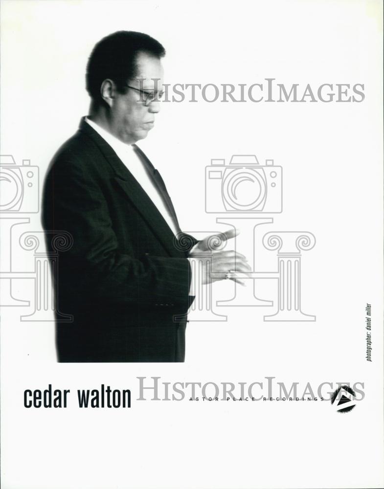 Press Photo American Hard Bop Jazz Pianist Cedar Walton - RSL01077 - Historic Images